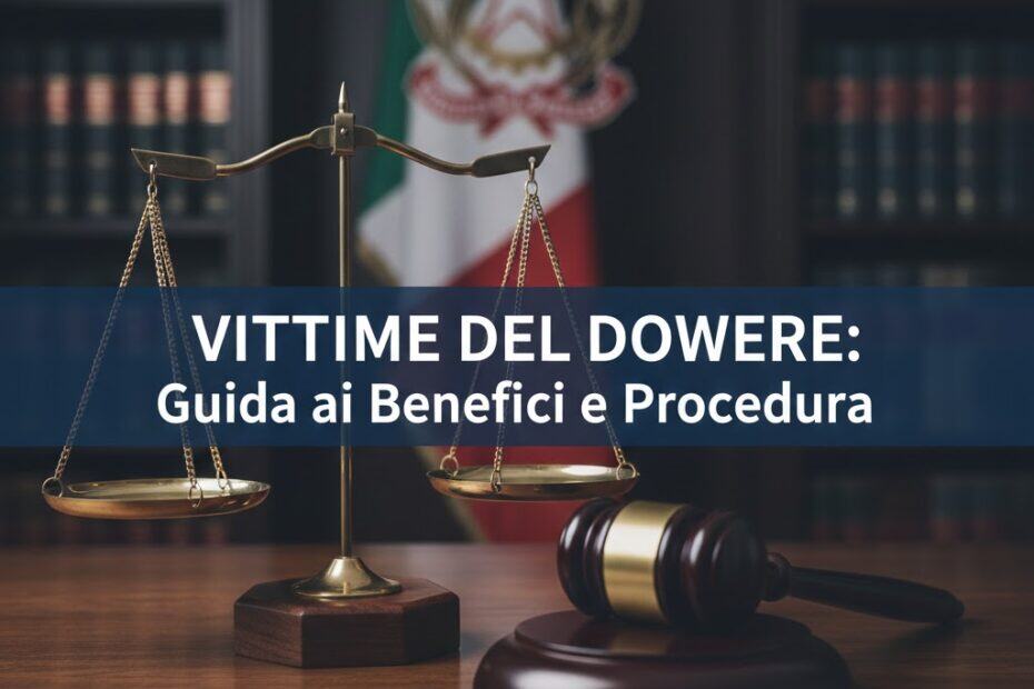 Guida legale sulle vittime del dovere benefici e procedura